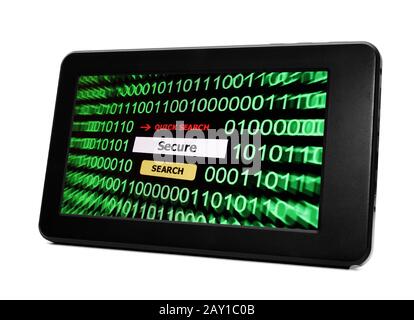 Ricerca sicura Foto Stock