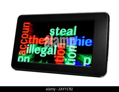 Rubare il furto illegale Foto Stock