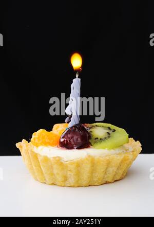 torta di fragole Foto Stock
