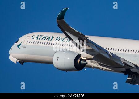 Cathay Pacific A350-1000 Foto Stock