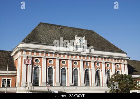 Stazione ferroviaria centrale di Hamm, Germania Foto Stock