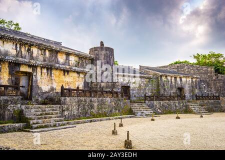 Shuri, Okinawa, Giappone a Tamaudun, uno dei tre mausolei reali del regno di Ryukyu. Foto Stock
