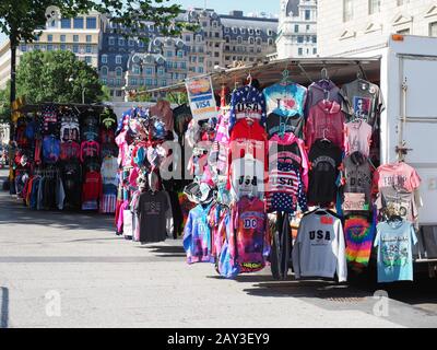 Cabine di souvenir a Washington D.C. Foto Stock