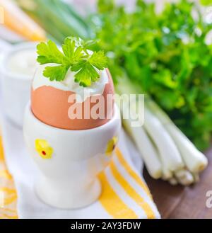 uova sode Foto Stock