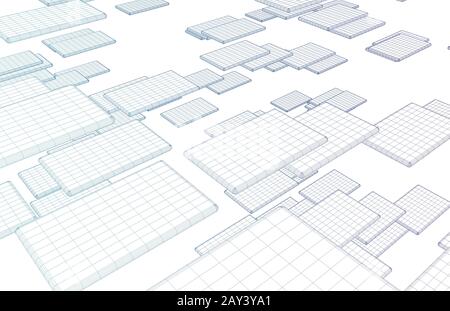 Architettura di rete Foto Stock