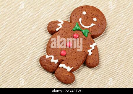 Gingerbread Man per natale Foto Stock