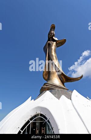 La statua di Kun Lam a Macao Foto Stock