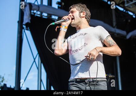 Austin, Texas - 07 NOVEMBRE: Glassjaw in scena al Fun Fun Fun Fun Fun fest il 7 novembre 2014 a Austin, Texas. Foto Stock