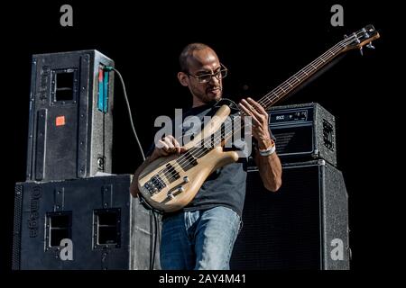 Austin, Texas - 07 NOVEMBRE: Glassjaw in scena al Fun Fun Fun Fun Fun fest il 7 novembre 2014 a Austin, Texas. Foto Stock