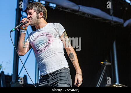 Austin, Texas - 07 NOVEMBRE: Glassjaw in scena al Fun Fun Fun Fun Fun fest il 7 novembre 2014 a Austin, Texas. Foto Stock