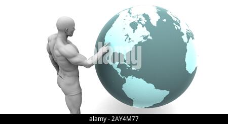 L'espansione del business in America del Nord Foto Stock