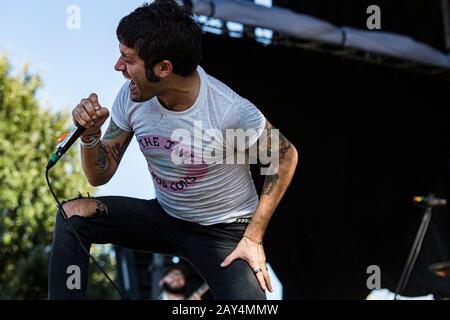 Austin, Texas - 07 NOVEMBRE: Glassjaw in scena al Fun Fun Fun Fun Fun fest il 7 novembre 2014 a Austin, Texas. Foto Stock