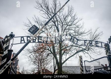 Campo Di Concentramento Di Auschwitz, Polonia Foto Stock