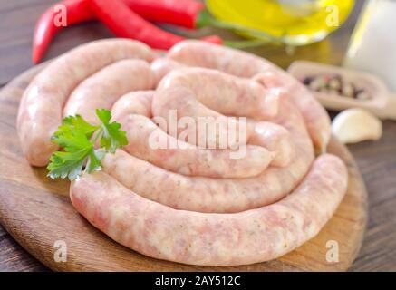 Salsicce Foto Stock