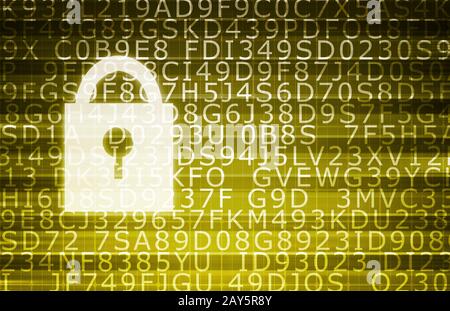 Centro dati server sicuri Foto Stock