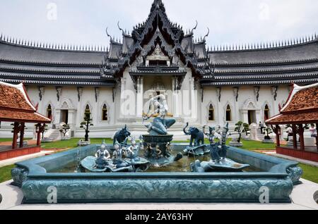 Sanphet Prasat palazzo nella città antica, Bangkok Foto Stock