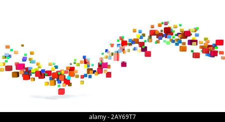 Tecnologia Blockchain Foto Stock