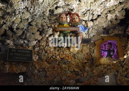 Fairyland Caverns a Rock City Gardens a Lookout Mountain a Chattanooga, Tennessee Foto Stock