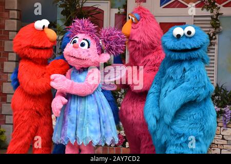 Lo spettacolo Magic of Art al Sesame Place di Langhorne, Pennsylvania Foto Stock