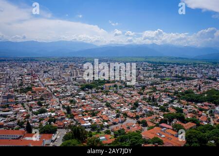 Salta, Argentina, vista aerea Foto Stock