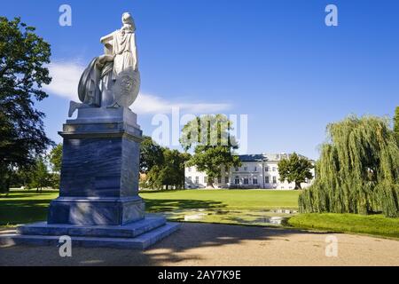 Memoriale di Federico II di Prussia, Neuhardenberg Castello, Brandeburgo, Germania Foto Stock