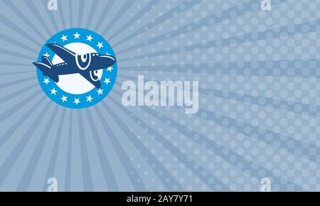 Carta vintage Travel Business Foto Stock