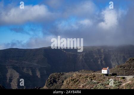 Hermita Guadelupe Cappella su Gomera Foto Stock