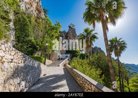 Castello di Guadalest ad Alicante, Spagna Foto Stock