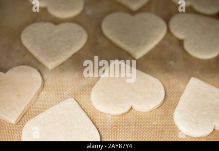 Dolci fatti in un panificio Foto Stock