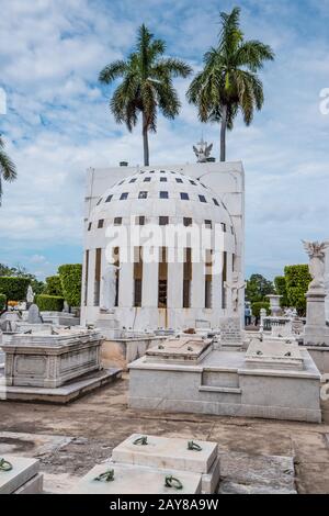Il cimitero di Colon a l'Avana Cuba. Foto Stock