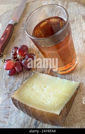 Manchego, formaggio di pecora Foto Stock