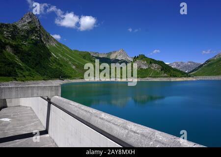 mare alpino, spullersee, Austria, Europa, serbatoio, Foto Stock