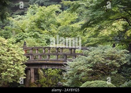 Portland Japanese Garden in Oregon Foto Stock