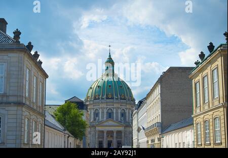 Frederik la Chiesa a Copenaghen, Danimarca Foto Stock