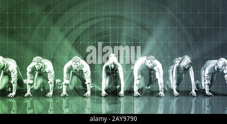 La gestione delle prestazioni Foto Stock