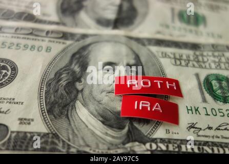 Concetto IRA di Roth Foto Stock