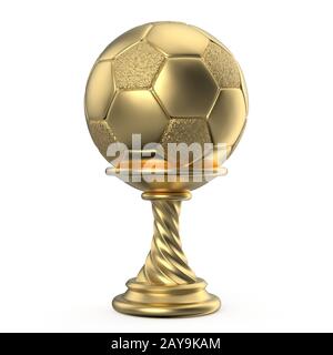 Trofeo Gold Cup Soccer Football 3D Foto Stock