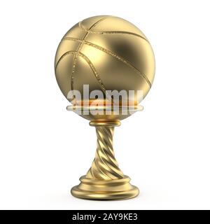 Gold Cup Trofeo basket 3D Foto Stock