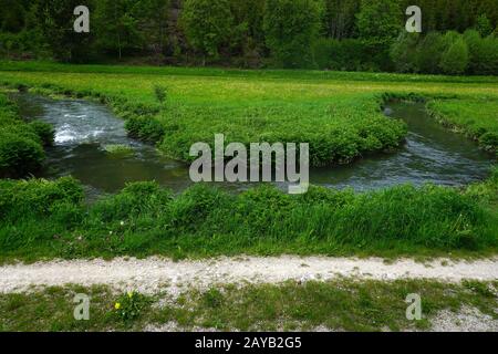 alpi svevi, Valle Fehla Foto Stock