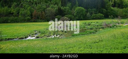 alpi svevi, Valle Fehla Foto Stock