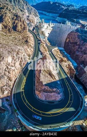 hoover diga lago mead arizona nevada Foto Stock