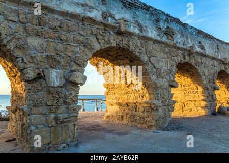 Acquedotto, costruito in epoca bizantina Foto Stock