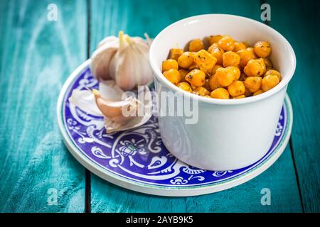 Chick Pea con diverse spezie Foto Stock