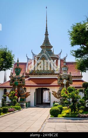 Demon custode di Wat Phra Kaew Grand Palace Foto Stock