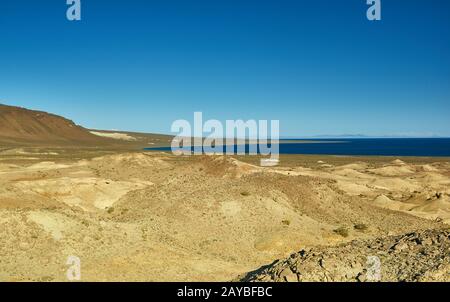 Lago di Khyargas Nuur Foto Stock