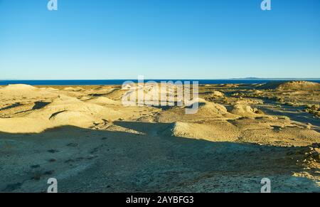 Lago di Khyargas Nuur Foto Stock