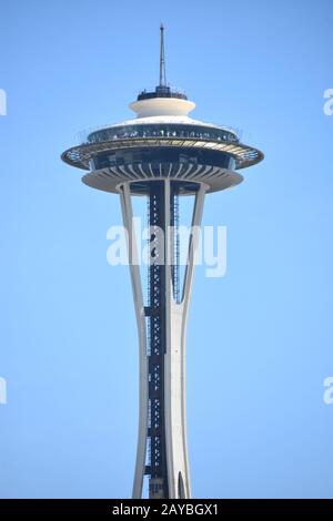 Lo Space Needle a Seattle, Washington Foto Stock