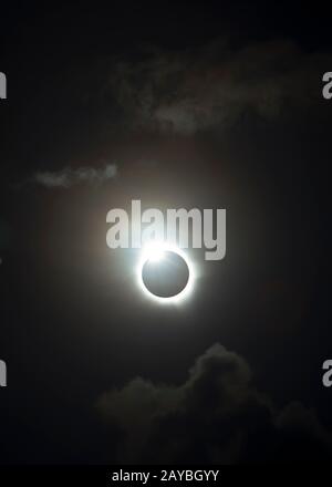 Total Solar Eclipse, Palm Cove, Qld, Australia Foto Stock