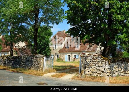 casa di campagna in francia Foto Stock