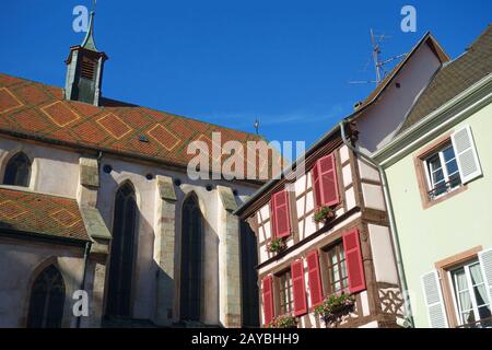 Chiesa di Providence in Rappoltsweiler Francia Foto Stock